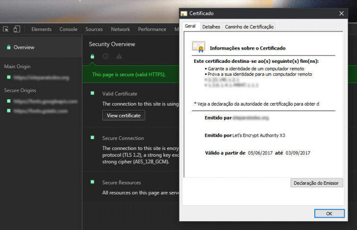 Certificado Let