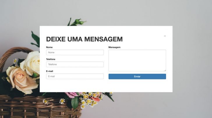 Formulário de contato do Página Fácil