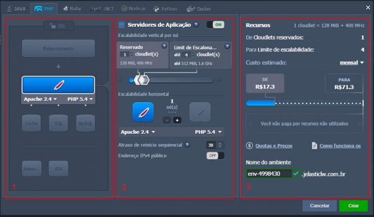 Jelastic Cloud - Configurando ambiente 03