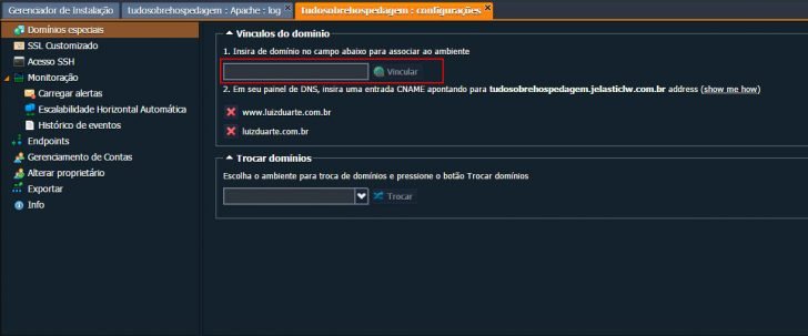 Jelastic Cloud - Configurando ambiente 16