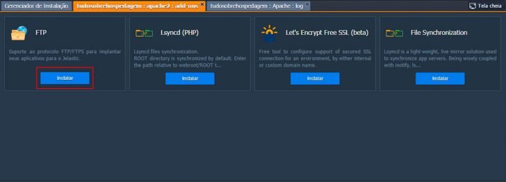 Jelastic Cloud - Configurando ambiente 18