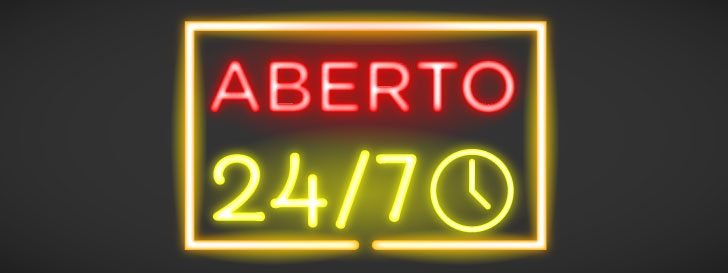 Aberto 24/7