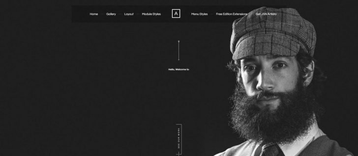 template jsn artista, para Joomla